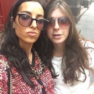 this red top with the necklace or as a seperates